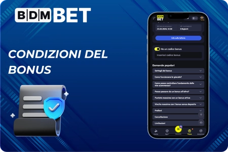 Condizioni del bonus BDMbet
